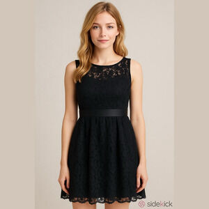 BB Dakota Lace Black Dress Size 12